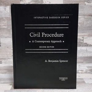 Civil Procedure: A Contemporary Approach 2nd Edition (A Benjamin Spencer) HC - Picture 1 of 13