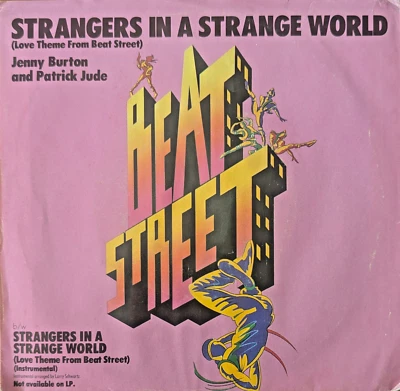BEAT STREET PROMO COPY STRANGERS IN A STRANGE WORLD 7" JENNY BURTON PATRICK JUDE - Bild 1 von 4