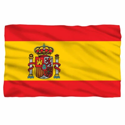 Spain Spanish Old Style Flag Deluxe Polar Micro Fleece 50"X60" Inch Warm Blanket - Image 1 of 2