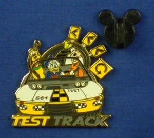 WDW Attractions Mystery Pin Collection Test Track Donald Goofy Pluto OC # 57809 - Picture 1 of 5