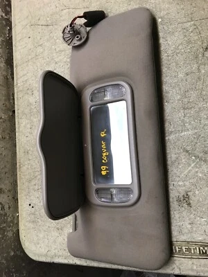 99 00 01 02 Mercury Cougar Right Passenger RH Sun Visor Shade  - Imagem 1 de 2