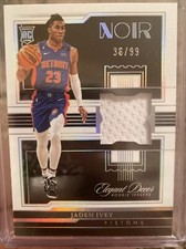 2022-23 Panini Noir Jaden Ivey Elegant Decor Patch RJA Rookie Jerseys RC /99