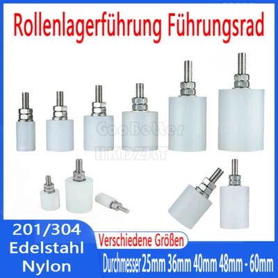 Gate Guide Gate Roller Guide Roller Sliding Gate Roller Stainless Steel/Nylon - Image 1 of 4