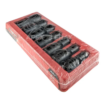 Snap-on 307IPLY 1/2" Drive 6-Point SAE Flank Shallow Impact Swivel Socket Set - Image 1 of 4