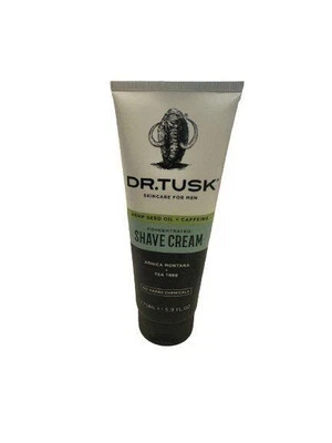 Dr Tusk Skincare For Men Hemp Seed Oil + Caffeine Concentrated Shave Cream - Image 1 of 2