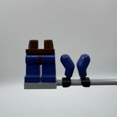 Lego Star Wars Jango Fett sw0053 Minifigura Perna e Braço Peças Apenas Danificadas Usado - Imagem 1 de 2