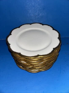 Neu? 10 Haviland Limoges 6" Teller - Goldrand (12123) - Bild 1 von 15