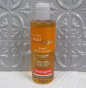 Nuevo tónico Neutrogena Rapid Clear 2 en 1 lucha y desvanecimiento para el acné 8 fl oz descontinuado - Imagen 1 de 4