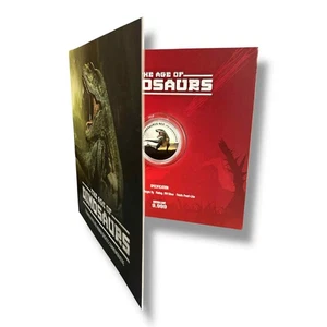 Moneda Conmemorativa La Edad de los Dinosaurios - Tyrannosaurus T-Rex - Imagen 1 de 4