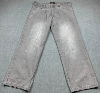 Vintage Southpole Jeans Mens 40X32 Gray Relaxed Baggy Grunge Y2K Denim Skater - Image 1 of 4