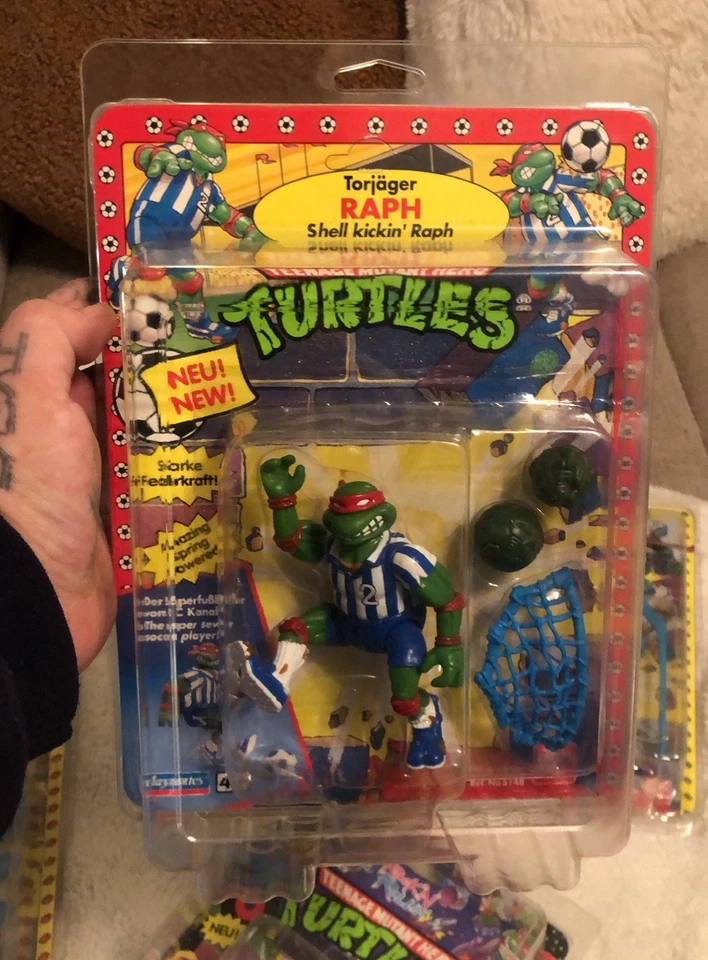 Euro European Tmnt Teenage Mutant Ninja Turtles Shell Kickin Raph Raphael Raro Foto 1 de 1