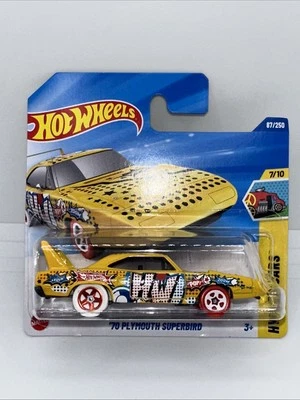 2025 风火轮 - ́70 PLYMOUTH SUPERBIRD 黄色短卡莫帕艺术车 — 第 1/3 张图片