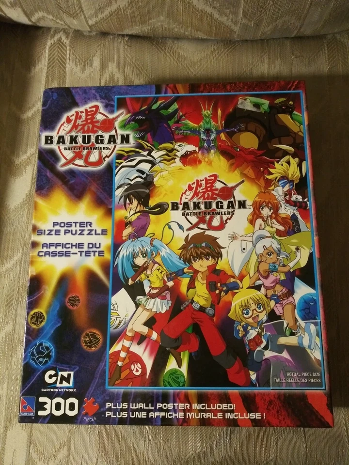 Bakugan Battle Brawlers 300 PC Puzzle With Wall Poster Sega Spinmaster CN