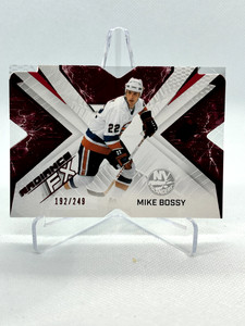 2022-23 UD SPx Hockey Mike Bossy Radiance FX Red /249 RFX-15