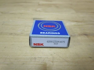 6200ZZ NSK Deep Groove Ball Bearing 10x30x9mm - Picture 1 of 1