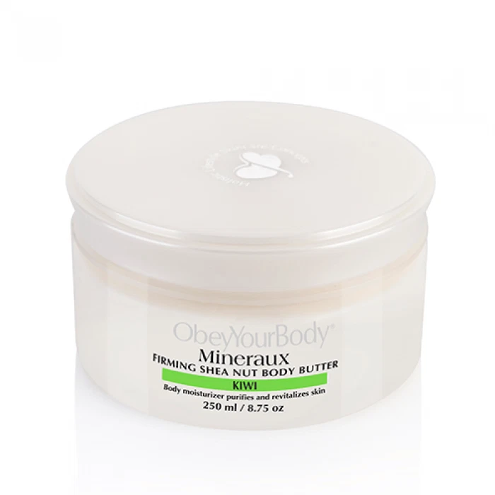Obey Your Body Premier KIWI Reafirmante Nuez de Karité Manteca Corporal Mar Muerto Sal Minerales  Foto 1 de 1