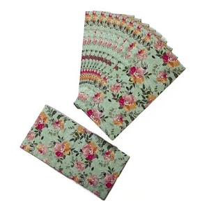 Indian Traditional Digital Flowers Print Design Shagun Envelopes Pack Of 10 L918 - Picture 1 of 3