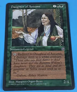 MTG Magic the Gathering Daughter of Autumn Homelands NM Near Mint Green Rare - Picture 1 of 2