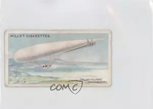 1910 Wills Aviation Tobacco Italian Military Dirigible No 1 #20 a8x - Picture 1 of 3