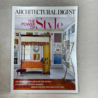 Architectural Digest Magazine February 2016 The Power Of Style Breathtaking Arch - Image 1 of 4