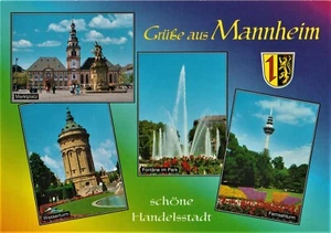 COLLECTABLE GERMAN POSTCARD - MANNHEIM - Picture 1 of 2