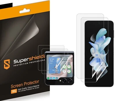 2X Protector de Pantalla Transparente Supershieldz para Samsung Galaxy Z Flip 5 (TPU) Foto 1 de 2