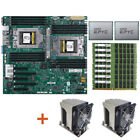 2x AMD EPYC 7601 CPU+ Supermicro H11DSi-NT Motherboard+ 256GB RAM+ 2x CPU cooler