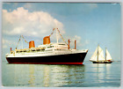 Ms North German Lloyd Bremen Berger Winner Europas 21514 Grt Vintage Postcard