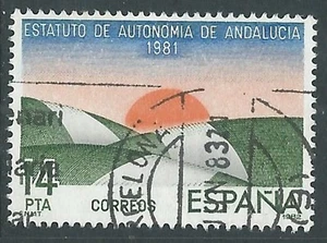 1983 SPAGNA USATO STATUTO AUTONOMIA ANDALUSIA - F15-10 - Picture 1 of 1