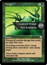 1X Tangle Invasion NM/EX Portuguese MTG CARD