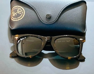 Gafas de sol polarizadas Ray Ban RB2140 Wayfarer clásicas carey unisex 50 mm Foto 1 de 4