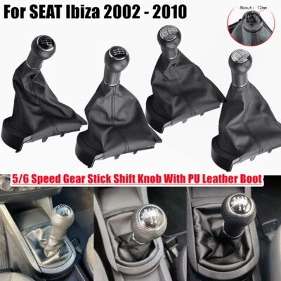 5/6 Speed Gear Shift Knob Shifter For SEAT Ibiza 2002 2003 2004 2005 2006-2010 — 第 1/4 张图片