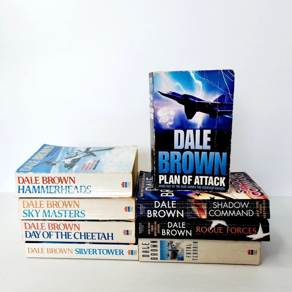 Dale Brown Paperback Novels Action Lot Bundle Bulk Lot x8 - image 1 of 4