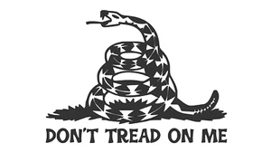 Dont Tread on Me Vinyl Decal USA Freedom Military American Tailgate Computer - Picture 1 of 7