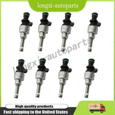 8Pcs Fuel Injectors 079906036AC Fits Audi RS3/RS4/RS5/RS6 V8 4.0TFSI & 4.2TFSI Foto 1 de 4