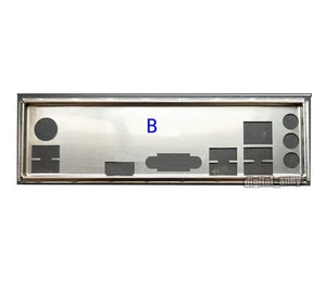 IO I/O Shield For Elite b75h2-m3 Rear Baffle Motherboard Backplate OEM - Afbeelding 1 van 4