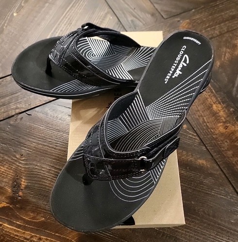 Clarks Donna Brezza Mare Nero Patent 26133671