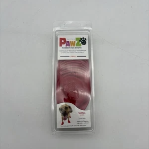 Protex Pawz Hund Welpe Einweg Stiefel Größe SMALL rot wiederverwendbar wasserdicht Neu in Verpackung - Bild 1 von 4