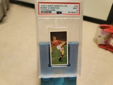 1959 Cadet Sweets #25 Bobby Charlton 2nd Year Soccer Card PSA 9 Mint T7849