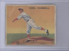 1933 Goudey Big League Chewing Gum R319 Carl Hubbell #230 Rookie RC HOF
