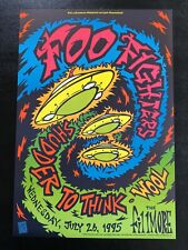 Foo Fighters San Francisco Vintage Original Concert Poster from 1995!