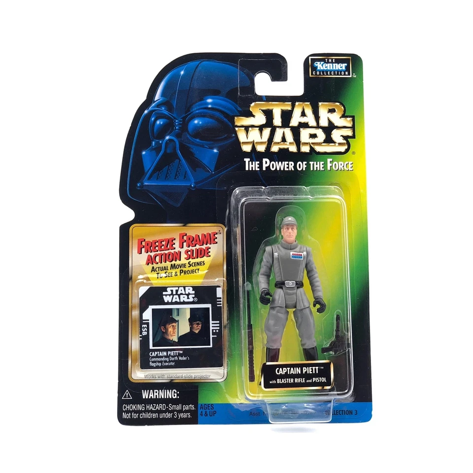 1997 Kenner Star Wars Potf2 Freeze Frame Captain Piett Action Figure MOC