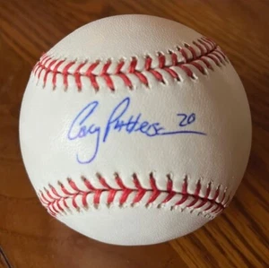 Corey Patterson Autographed Signed Rawlings OML Baseball Hobbs Hobby Hut COA - Picture 1 of 2