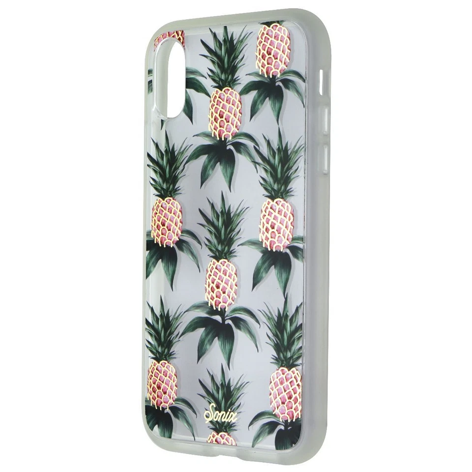 Funda rígida Sonix transparente para Apple iPhone XR - dorada piña/transparente Foto 1 de 3