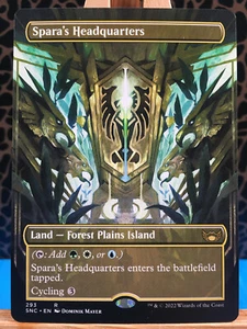 MTG - Sparas Hauptquartier. Straßen der neuen Capenna. Borderless selten - Land. - Bild 1 von 2