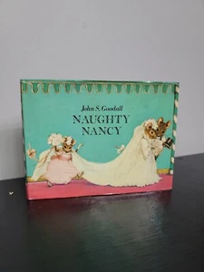 NAUGHTY NANCY Mouse Children's Book John Goodall HC/DJ 1st Ed 1975 - vintage! - Imagen 1 de 9