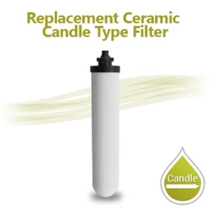 Candle Type Ceramic Filter 0.7-0.9 micron Filter Size 10&quot;x2" / 14mm - Picture 1 of 1