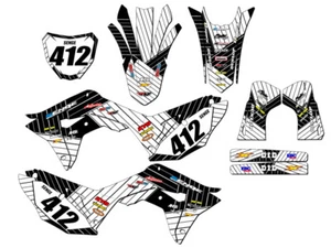 CRF 450 R RACE SERIES 2019-2020 kit de gráficos Senge blanco compatible con Honda - Imagen 1 de 10