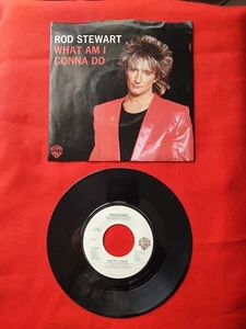 45 RPM Vinyl Record- Rod Stewart- What Am I Gonna Do/ Dancin' Alone VG+ - Imagen 1 de 2