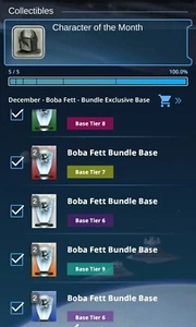 Star Wars Card Trader Character of the Month Bundle Boba Fett Set of 5 Digital - Picture 1 of 1